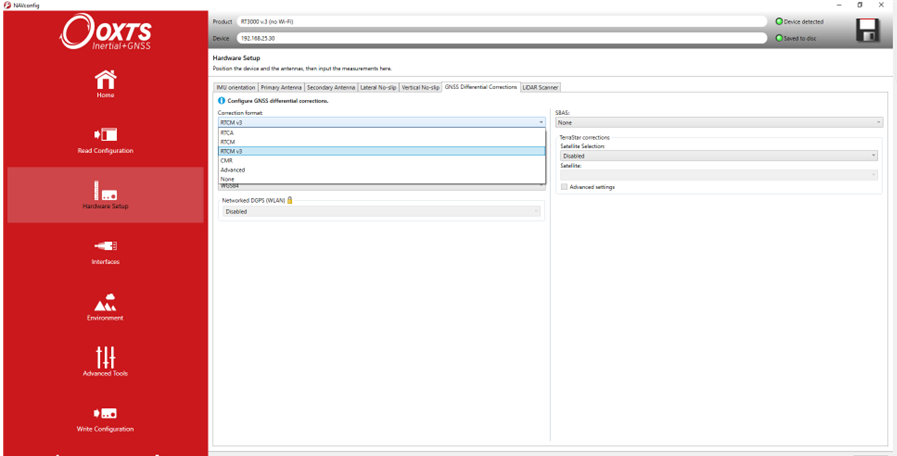 Differential Corrections On OxTS Units- Serial Interface – OxTS Support